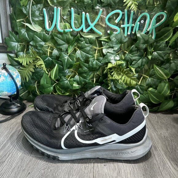 Nike Pegasus Trail 4 DJ6158-001 Sneakers Mens Size 14 Black Mesh Running Shoes